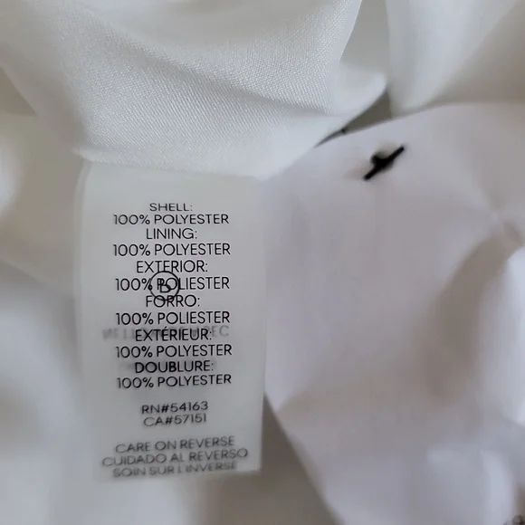 NEW/Karl Lagerfeld Paris/White dress/Size 4 - Picture 7 of 10